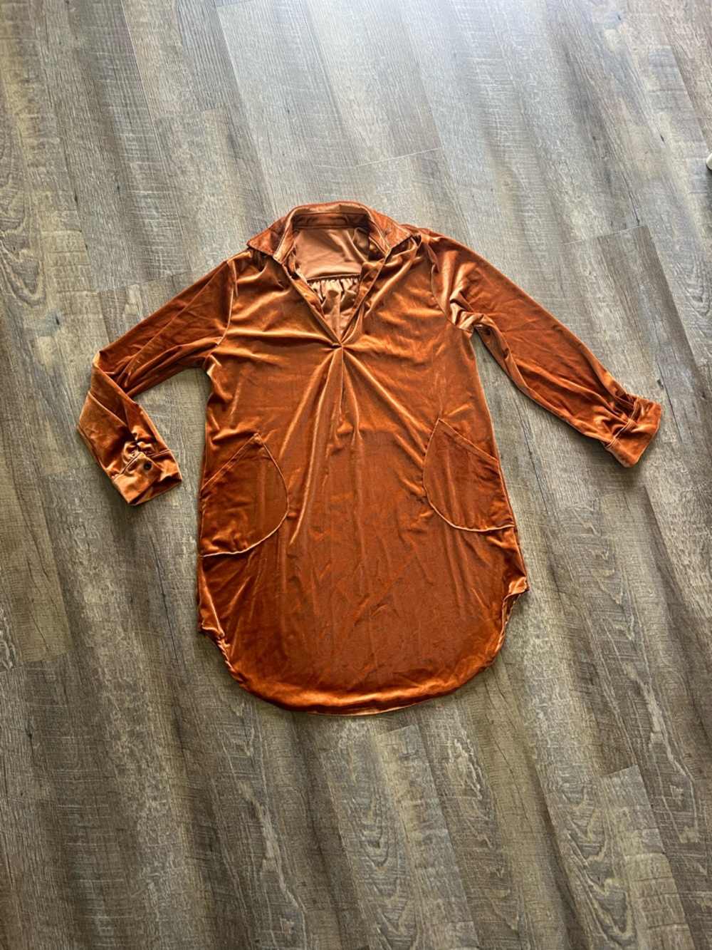 Woman’s long sleeve dress